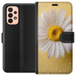 Wallet case for Samsung Galaxy A23 with Porslinsblomma design