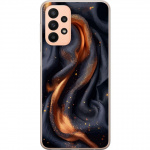 Mobile case for Samsung Galaxy A23 5G with Fiery silk design