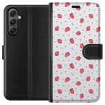 Wallet case for Samsung Galaxy A24 4G with Strawberries design