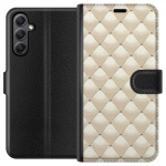 Wallet case for Samsung Galaxy A24 4G with Gold shine design