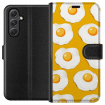 Wallet case for Samsung Galaxy A25 with Fried egg design
