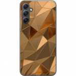 Mobile case for Samsung Galaxy A25 with 3D Gold design