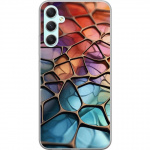 Mobile case for Samsung Galaxy A34 with Metallic pattern design