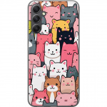 Mobile case for Samsung Galaxy A35 with Cat pattern design