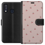 Wallet case for Samsung Galaxy A40 with Cherry design