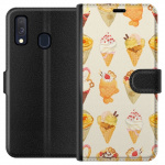 Wallet case for Samsung Galaxy A40 with Glassy design