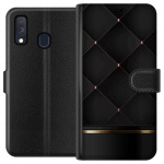 Wallet case for Samsung Galaxy A40 with Luxury line design