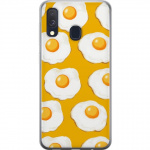 Mobile case for Samsung Galaxy A40 with Fried egg design