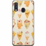 Mobile case for Samsung Galaxy A40 with Glassy design