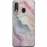 Mobile case for Samsung Galaxy A40 with Marble design