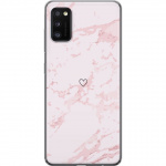 Mobile case for Samsung Galaxy A41 with Pink Heart design