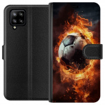 Wallet case for Samsung Galaxy A42 5G with Football design