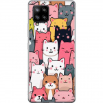 Mobile case for Samsung Galaxy A42 5G with Cat pattern design