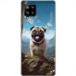 Mobile case for Samsung Galaxy A42 5G with Happy Dog design