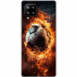 Mobile case for Samsung Galaxy A42 5G with Football design