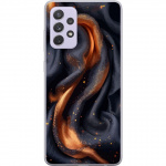 Mobile case for Samsung Galaxy A52s 5G with Fiery silk design