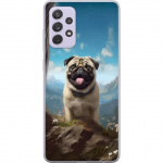 Mobile case for Samsung Galaxy A52s 5G with Happy Dog design