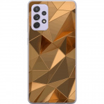 Mobile case for Samsung Galaxy A52s 5G with 3D Gold design