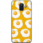 Mobile case for Samsung Galaxy A6 (2018) with Fried egg design