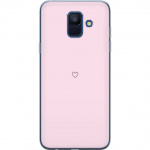 Mobile case for Samsung Galaxy A6 (2018) with Heart design