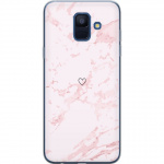 Mobile case for Samsung Galaxy A6 (2018) with Pink Heart design
