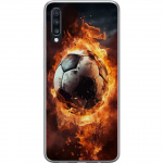 Mobile case for Samsung Galaxy A70 with Football design