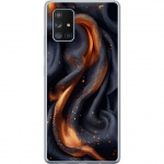 Mobile case for Samsung Galaxy A71 5G with Fiery silk design