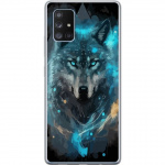Mobile case for Samsung Galaxy A71 5G with Wolf design