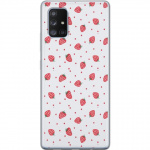 Mobile case for Samsung Galaxy A71 5G with Strawberries design