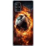 Mobile case for Samsung Galaxy A71 5G with Football design