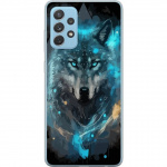 Mobile case for Samsung Galaxy A72 5G with Wolf design