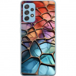 Mobile case for Samsung Galaxy A72 5G with Metallic pattern design