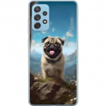 Mobile case for Samsung Galaxy A72 5G with Happy Dog design