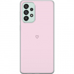 Mobile case for Samsung Galaxy A73 5G with Heart design