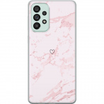 Mobile case for Samsung Galaxy A73 5G with Pink Heart design Mobile case for Samsung Galaxy A73 5G with Pink Heart design