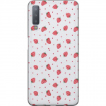 Mobile case for Samsung Galaxy A7 (2018) with Strawberries design