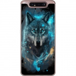 Mobile case for Samsung Galaxy A80 with Wolf design