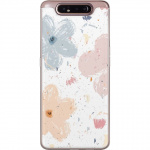 Mobile case for Samsung Galaxy A80 with Flowers design