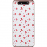 Mobile case for Samsung Galaxy A80 with Strawberries design