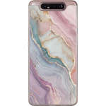 Mobile case for Samsung Galaxy A80 with Marble design