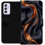 Wallet case for Samsung Galaxy A82 5G with Fiery silk design