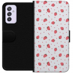 Wallet case for Samsung Galaxy A82 5G with Strawberries design