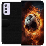 Wallet case for Samsung Galaxy A82 5G with Football design
