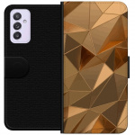 Wallet case for Samsung Galaxy A82 5G with 3D Gold design