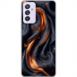 Mobile case for Samsung Galaxy A82 5G with Fiery silk design