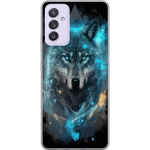 Mobile case for Samsung Galaxy A82 5G with Wolf design