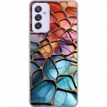 Mobile case for Samsung Galaxy A82 5G with Metallic pattern design