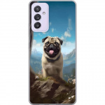 Mobile case for Samsung Galaxy A82 5G with Happy Dog design