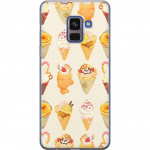 Mobile case for Samsung Galaxy A8 (2018) with Glassy design