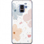 Mobile case for Samsung Galaxy A8 (2018) with Flowers design